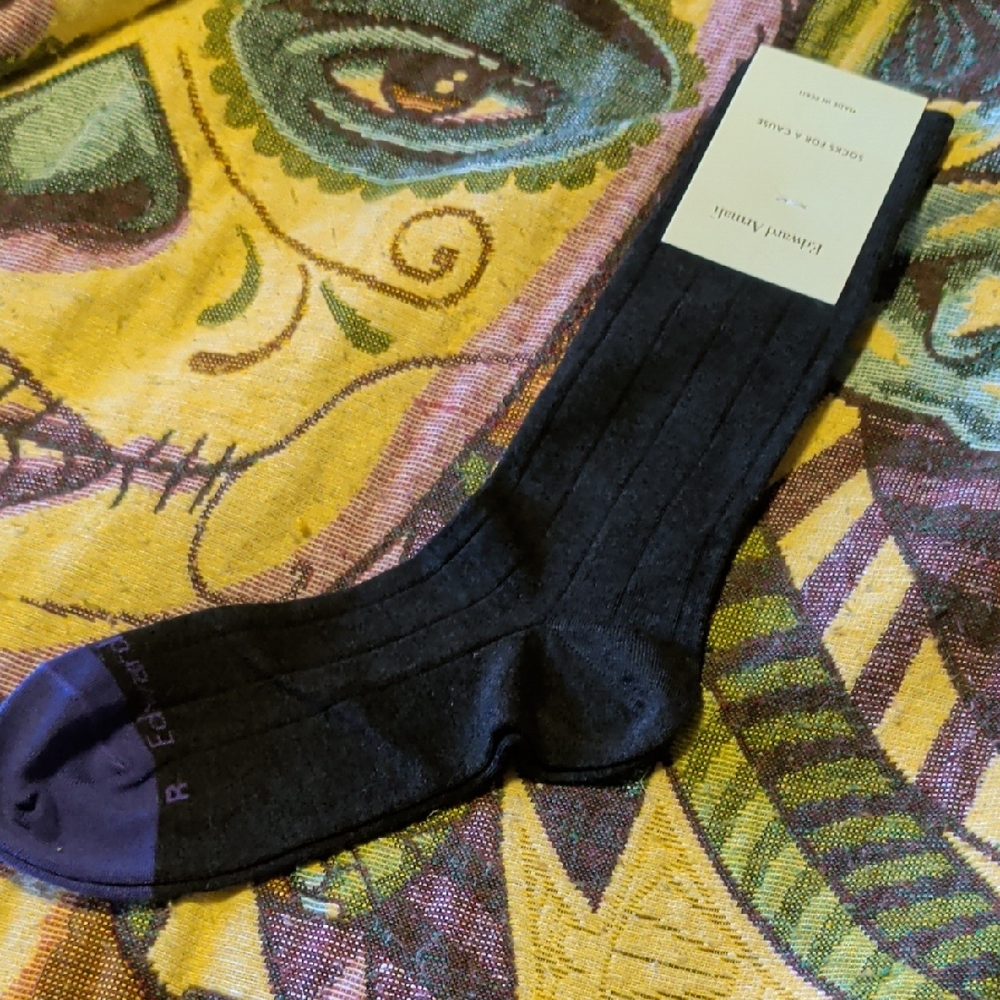Pantherella Classic Black Dress Socks